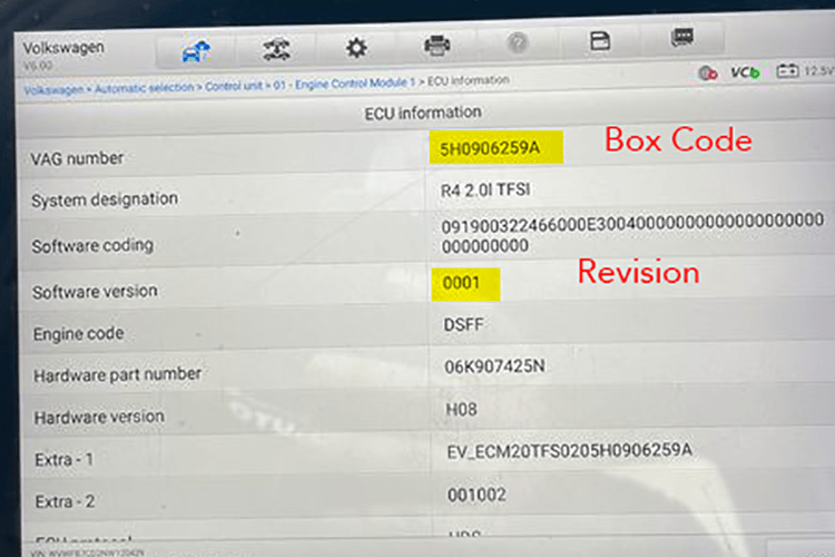 Box Code в Autel